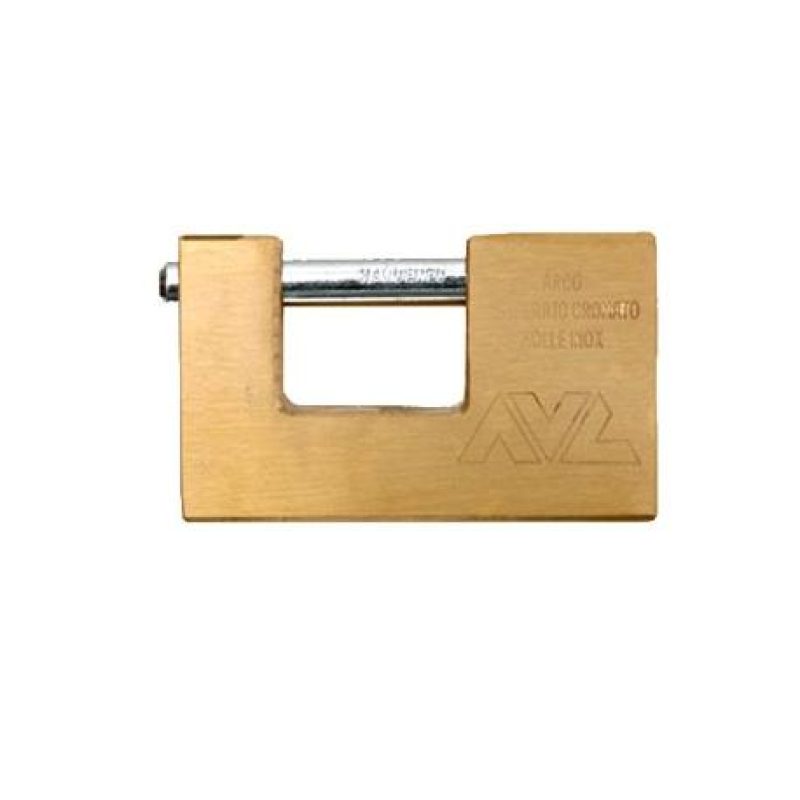 AVL CANDADO LATON RECTANGULAR 90MM