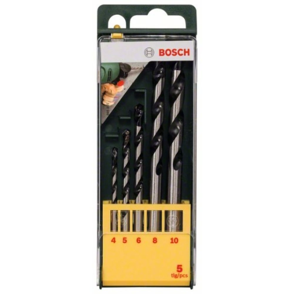 BOSCH SET 5 BROCAS HM PARA HORMIGON 4/5/6/8/10 MM