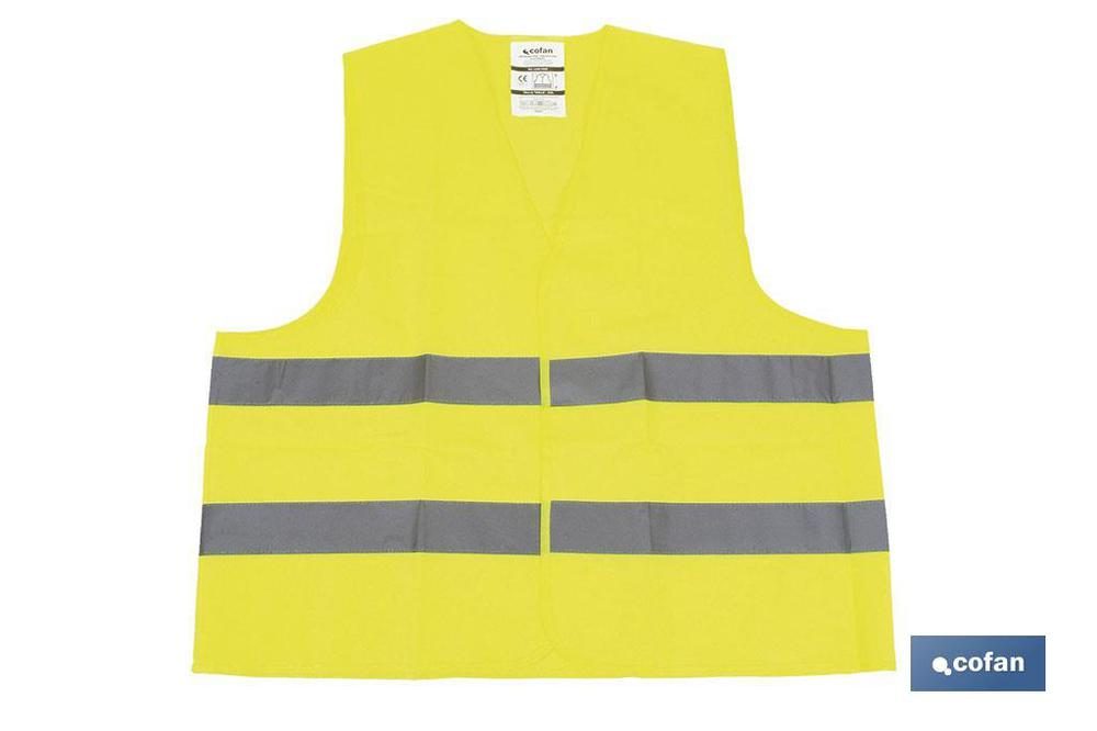 CHALECO AMARILLO REFLECTANTE XXL