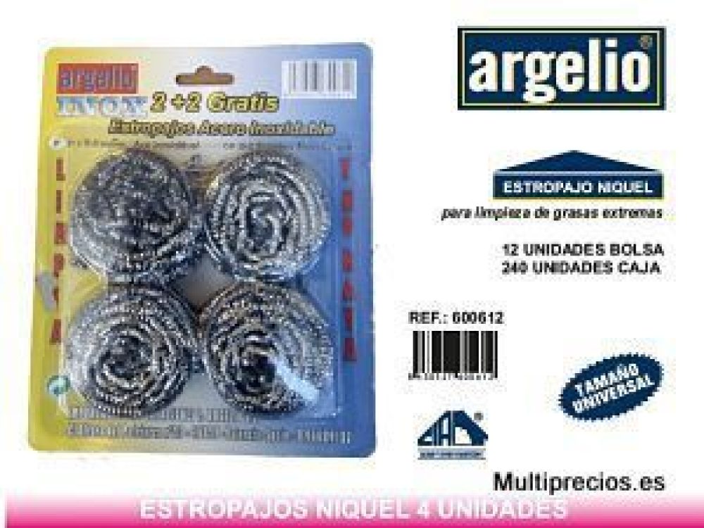 ESTROPAJOS ACERO INOXIDABLE 2 2 ARGELIO INOX