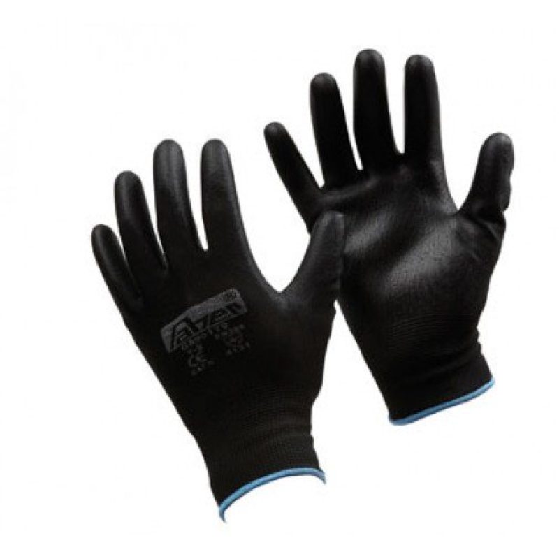 GUANTE NYLON PALMA POLIURETANO NEGRO T 9