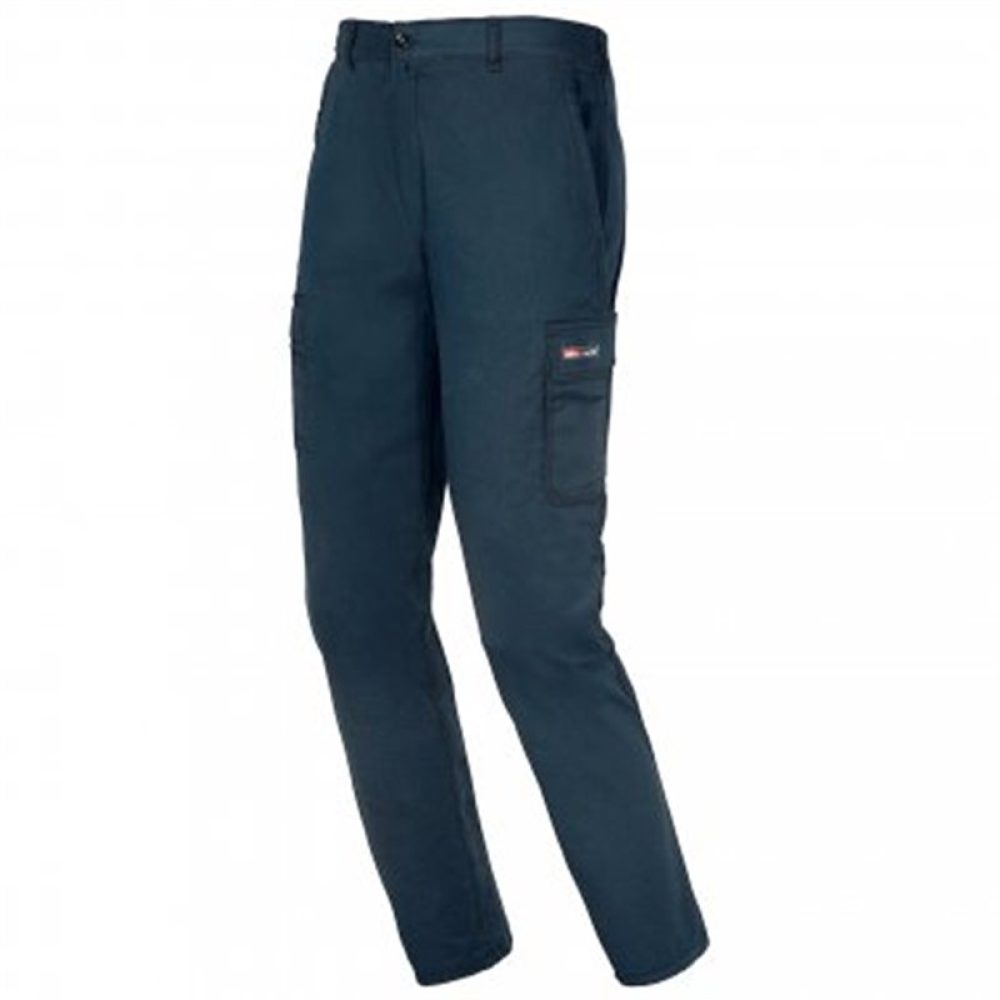 PANTALON ALGODON EASYSTRETCH AZUL