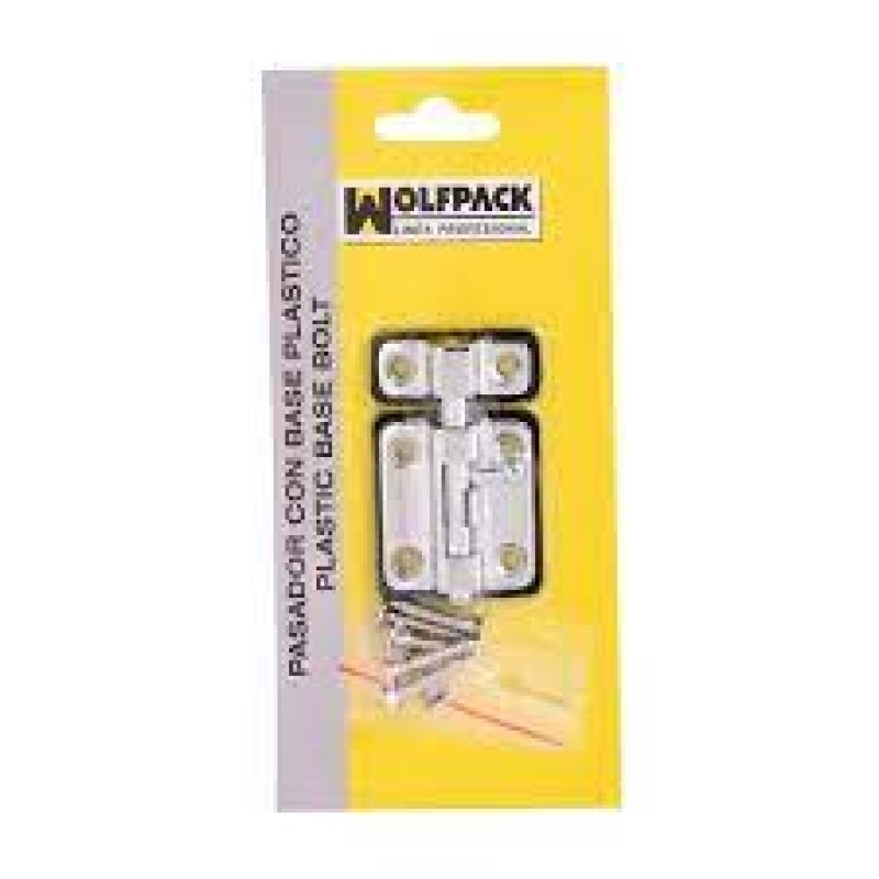 PASADOR WOLFPACK BASE PLASTICO 35 MM BLANCO