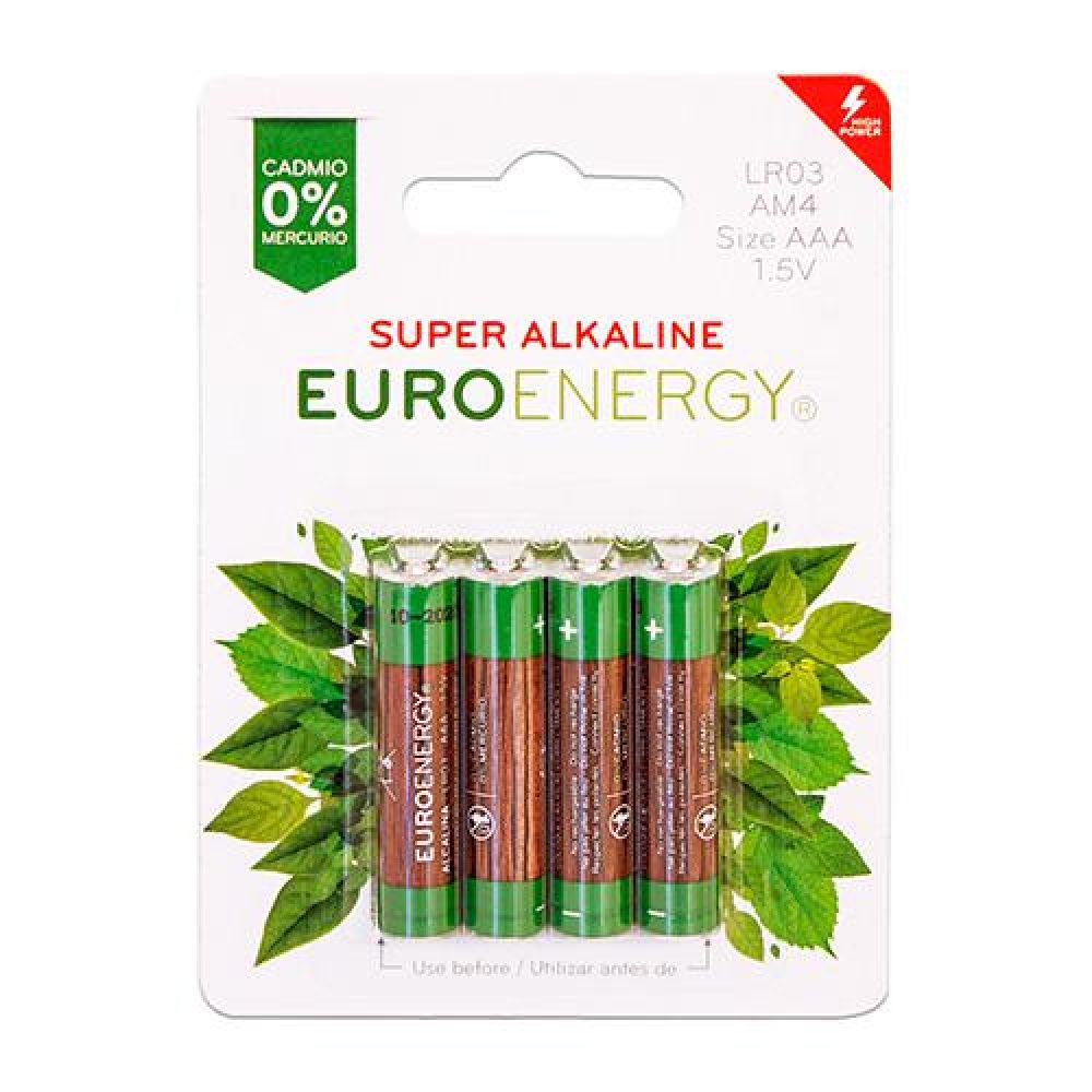 PILAS ENERGY ALKALINE EURO ENERGY 9V PETACA