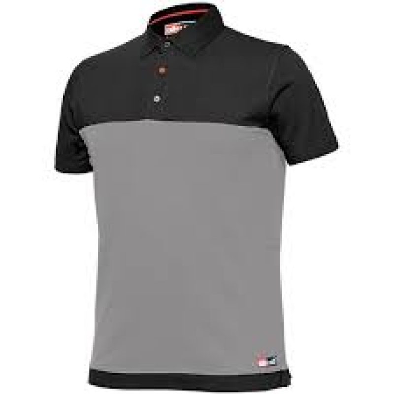 POLO STRETCH MANGA CORTA GREY