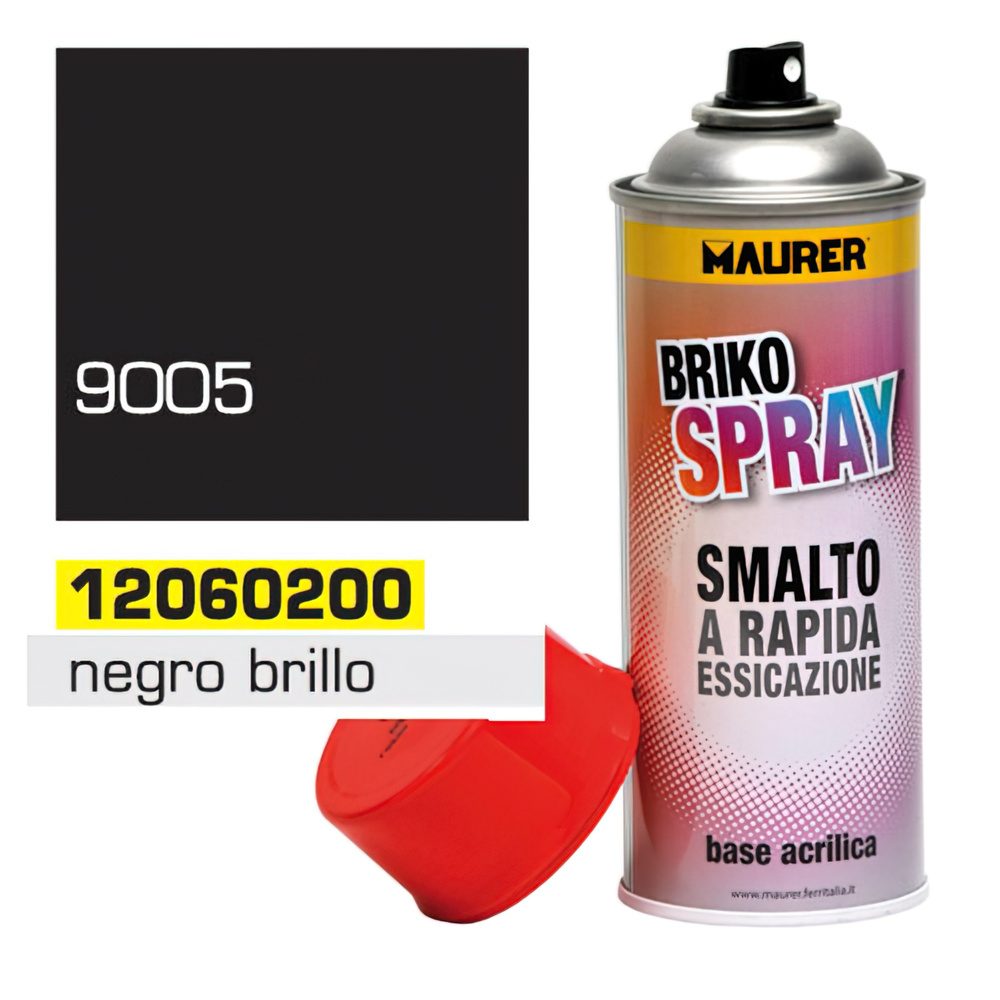 SPRAY PINTURA NEGRA BRILLO PROFUN 400ML